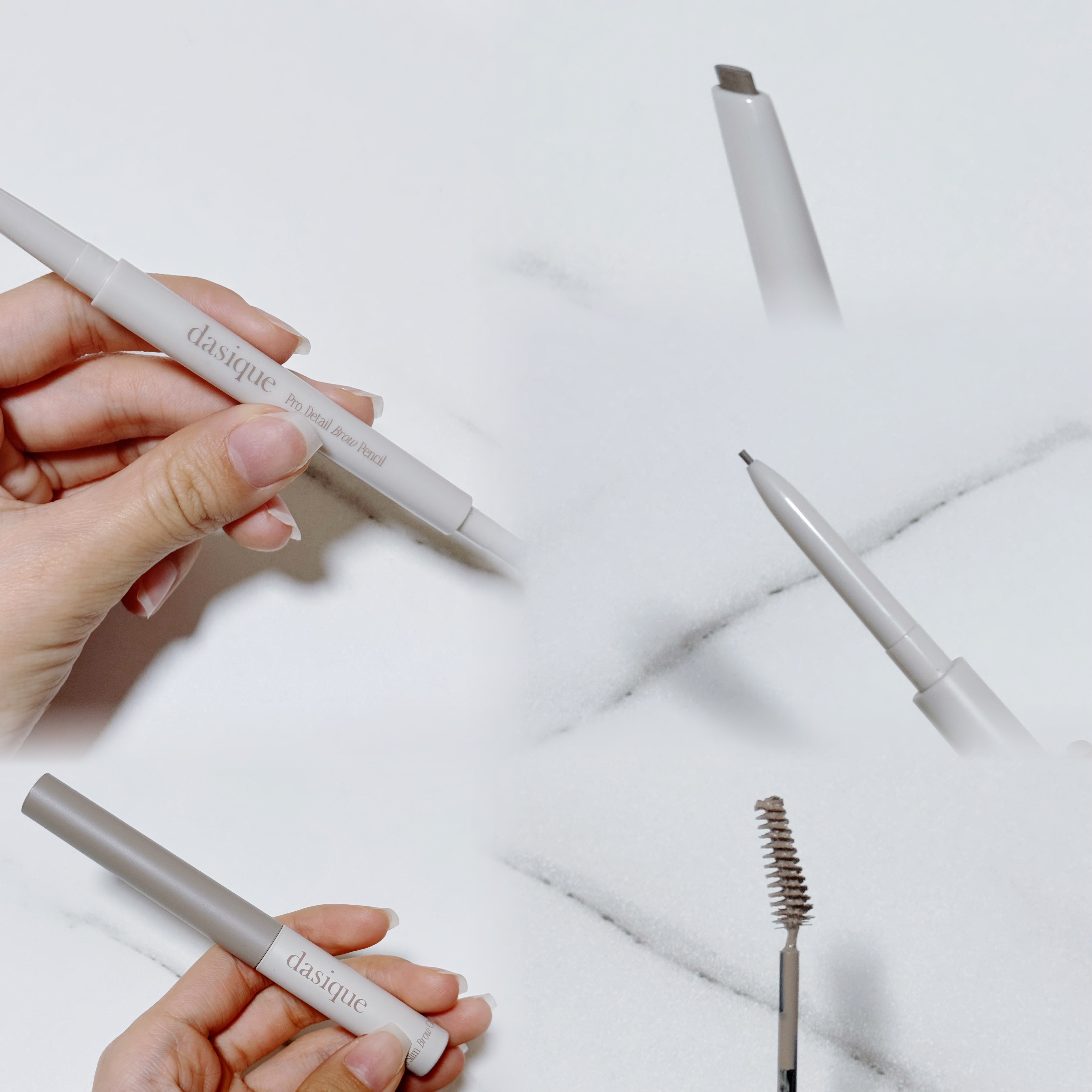 プロスリムブロウカラ/dasique/マスカラを使ったクチコミ（2枚目）