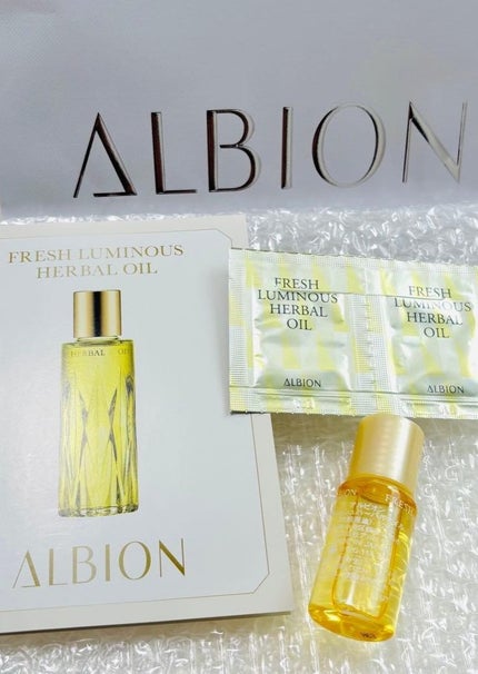 ALBION アルビオン ハーバルオイル トリニティフュージョンのクチコミ「ALBION アルビオン ハーバルオイル トリニティフュージョン
【使った商品】
ALBIO.....」(1枚目)