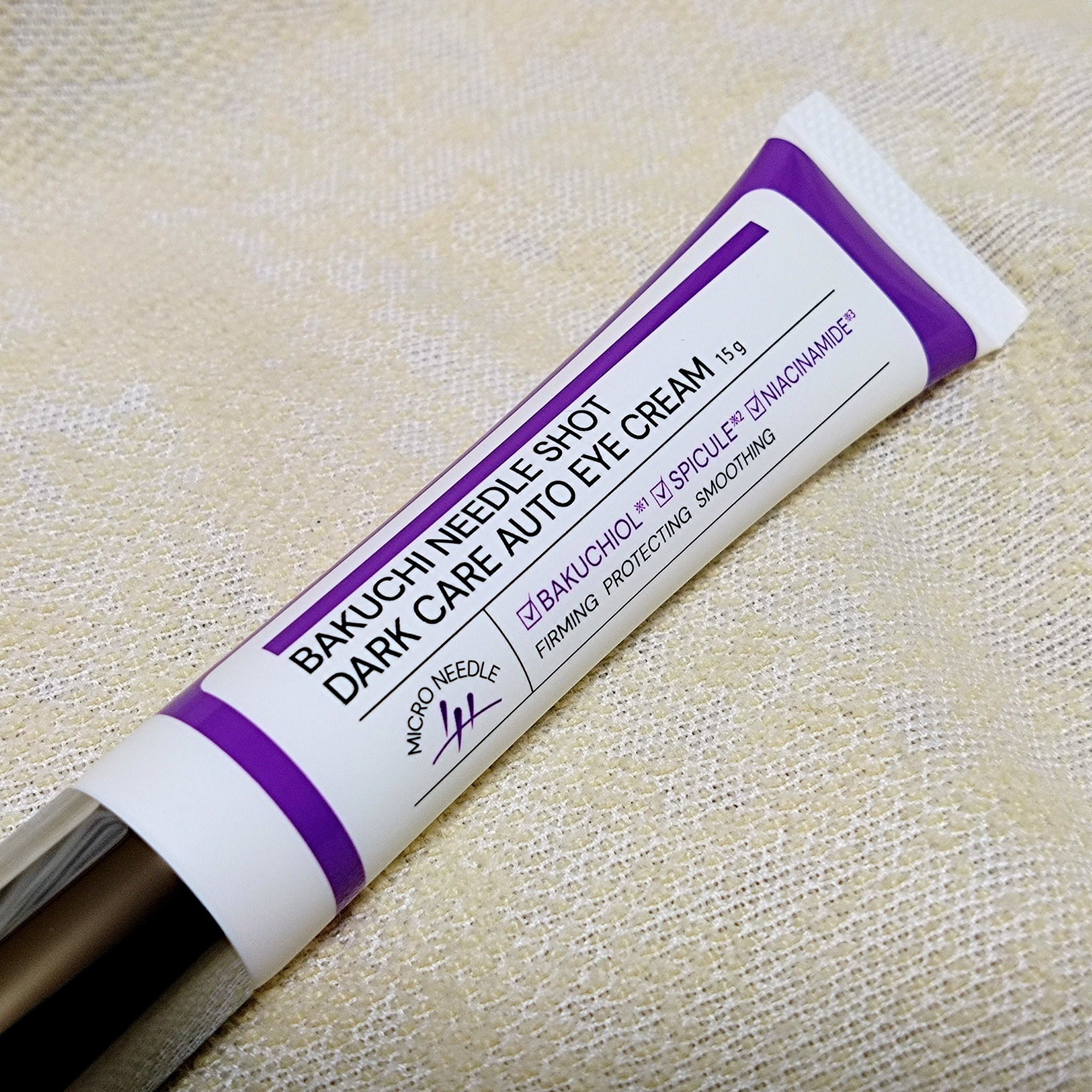 BAKUCHI NEEDLE SHOT DARK CARE AUTO EYE CREAM/LIALUSTER/アイケア・アイクリームを使ったクチコミ（2枚目）