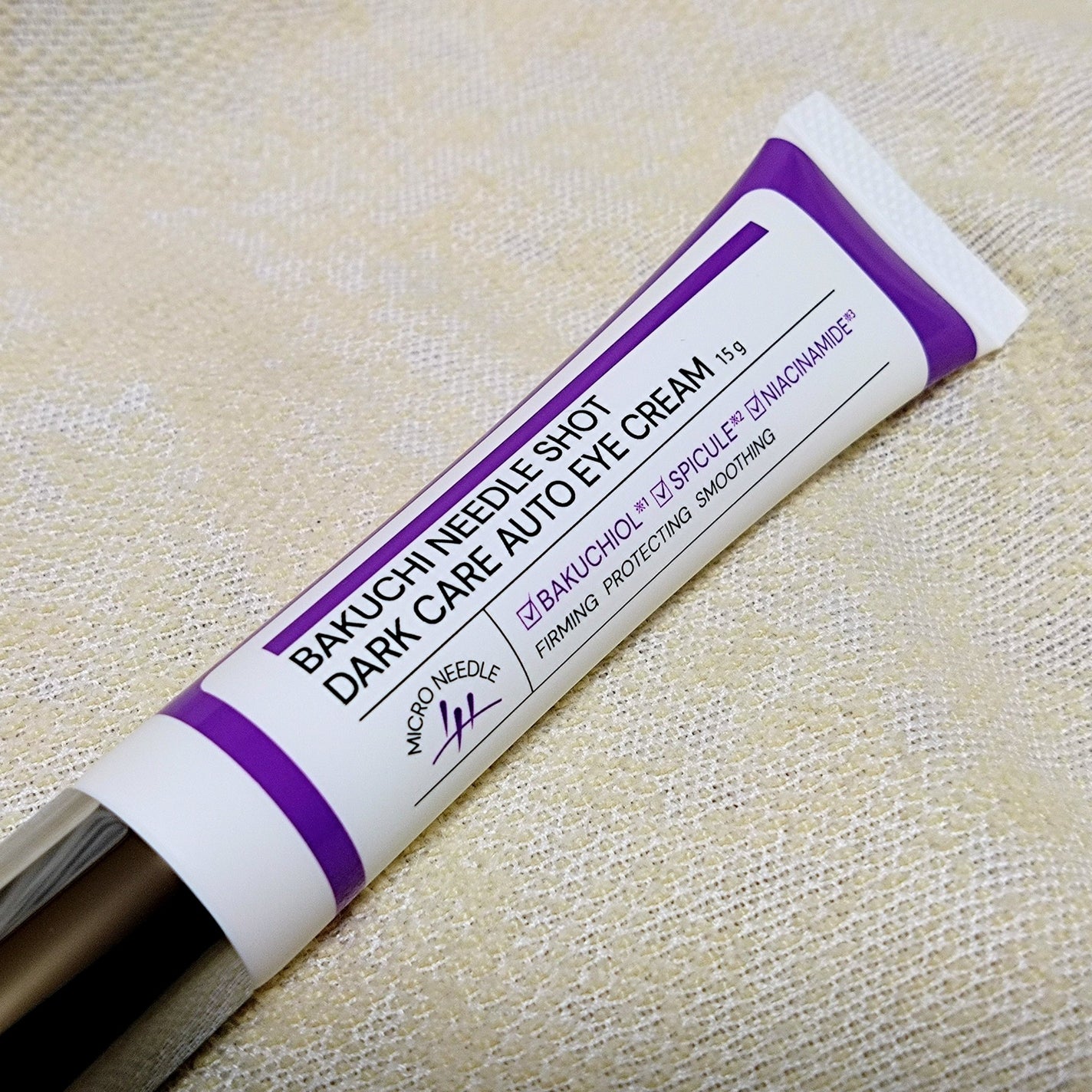 BAKUCHI NEEDLE SHOT DARK CARE AUTO EYE CREAM/LIALUSTER/アイケア・アイクリームを使ったクチコミ(2枚目)