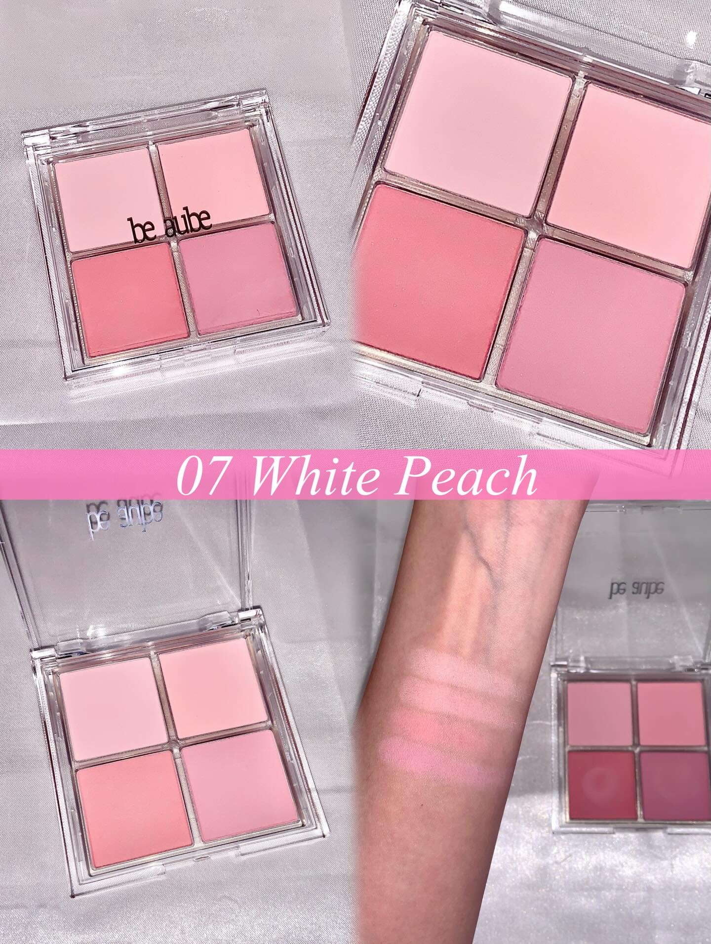 ミックスマッチチークパレット/be aube/パウダーチークを使ったクチコミ（2枚目）