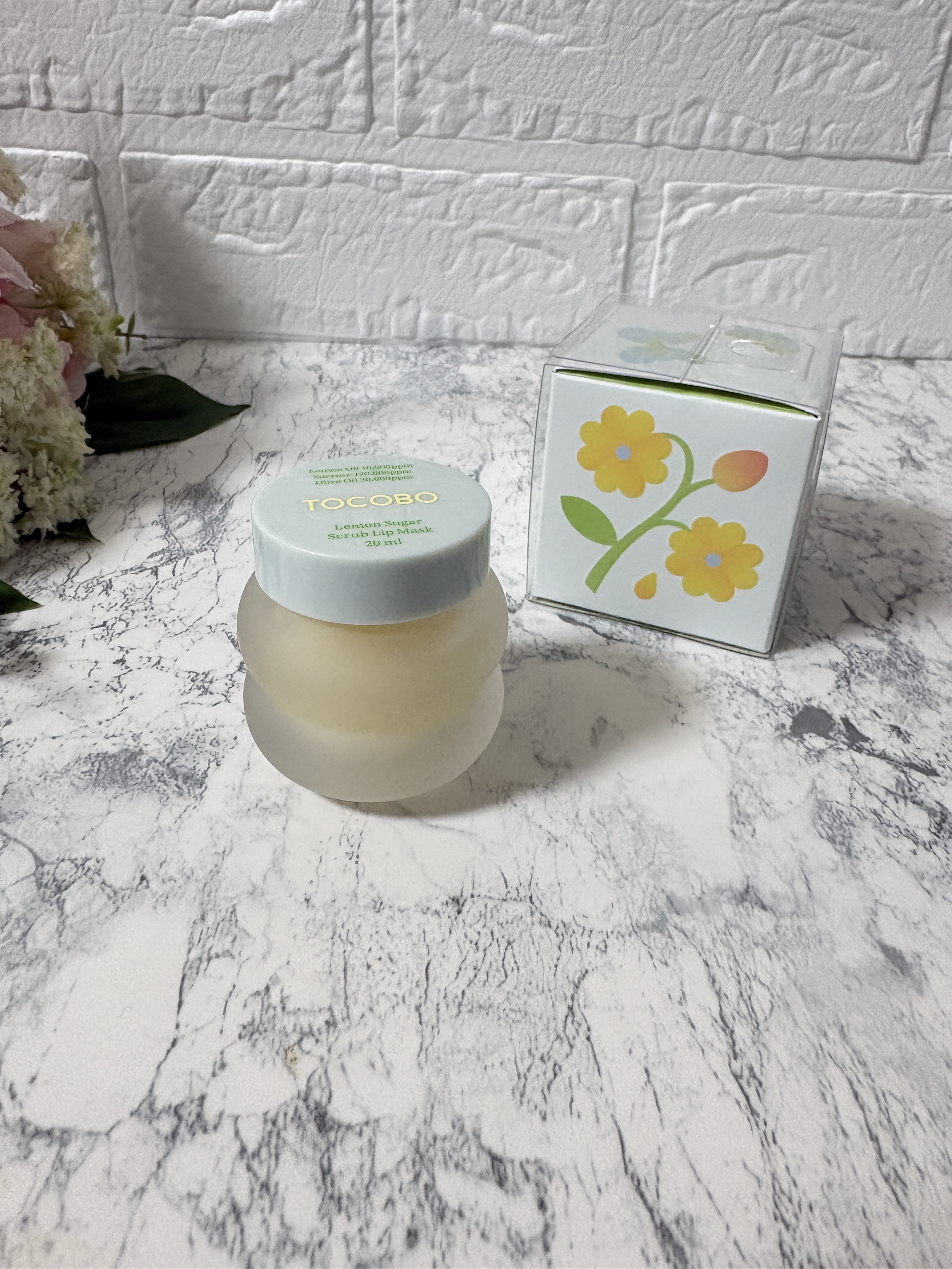 レモンシュガースクラブリップマスク/TOCOBO/リップスクラブを使ったクチコミ（1枚目）