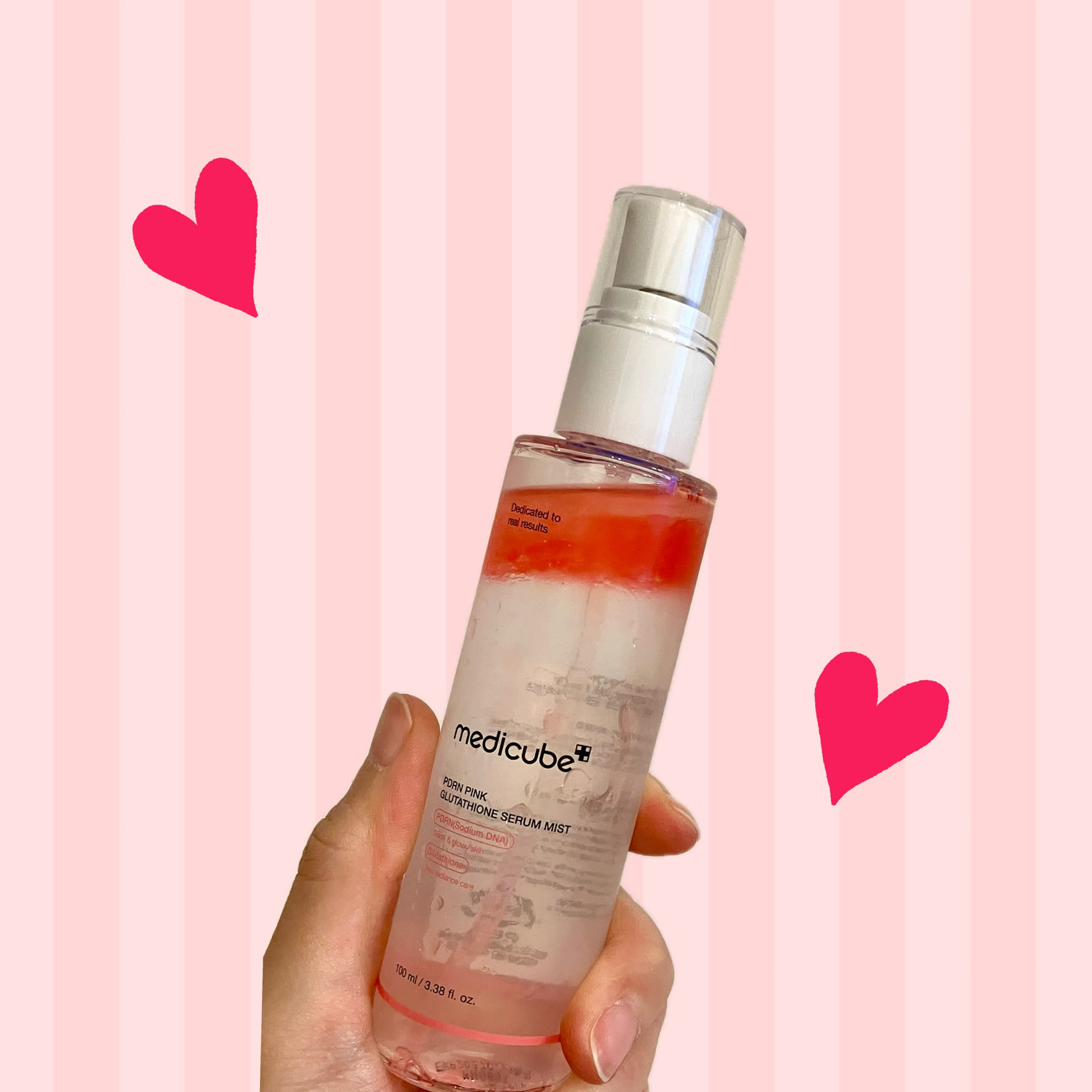 PDRNピンクセラムミスト/MEDICUBE/美容液を使ったクチコミ（1枚目）