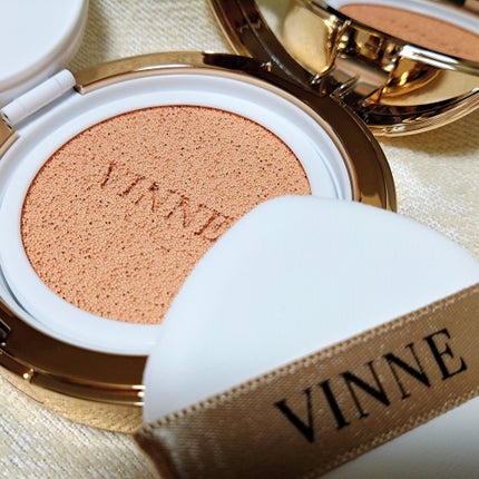 プレステージグロウスキンフィットクッション/VINNE /クッションファンデーションを使ったクチコミ(3枚目)