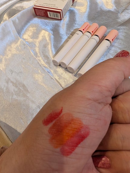 タバコ口紅/アリエク/口紅を使ったクチコミ(5枚目)