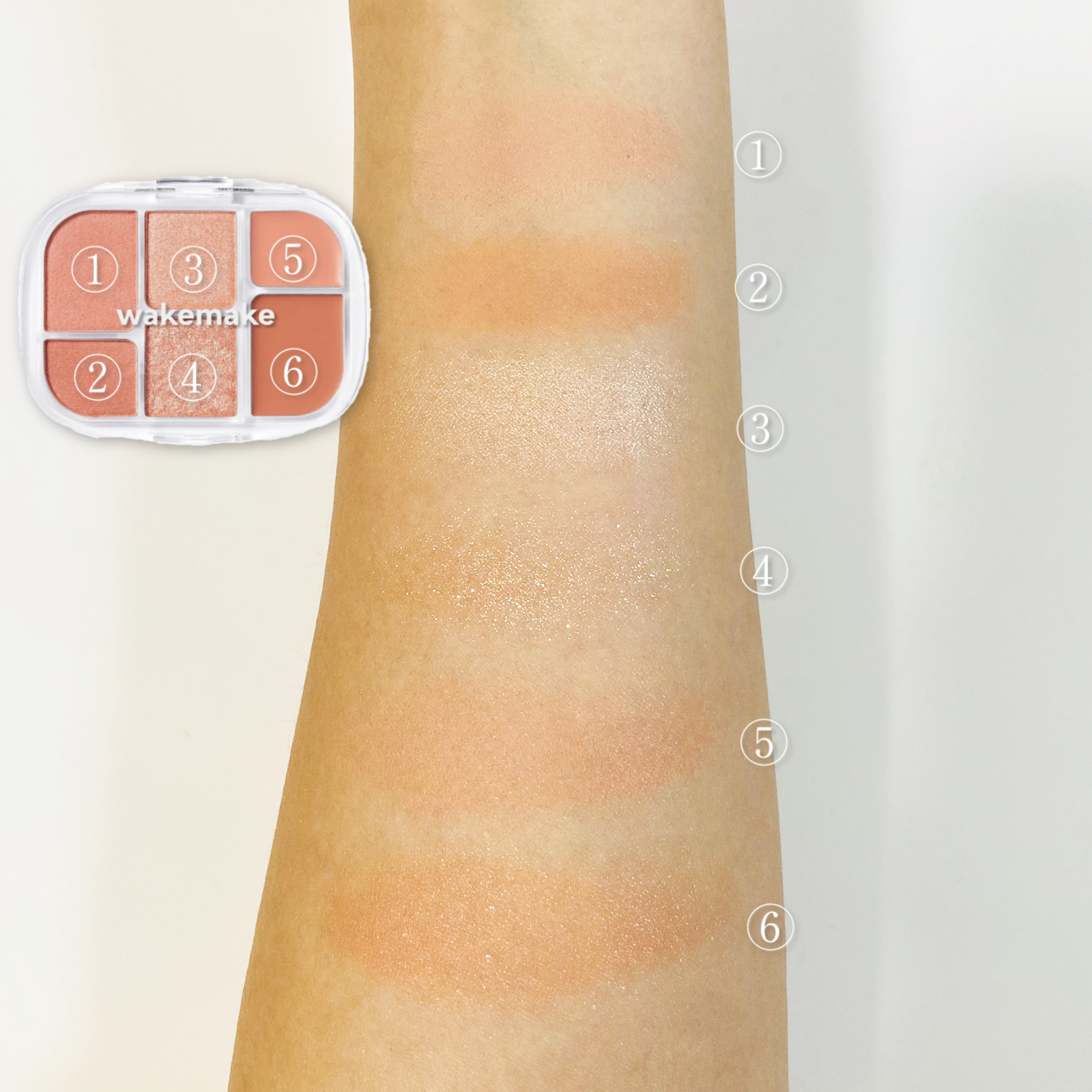 ソフトシアーマルチパレット/wakemake/アイシャドウパレットを使ったクチコミ（3枚目）