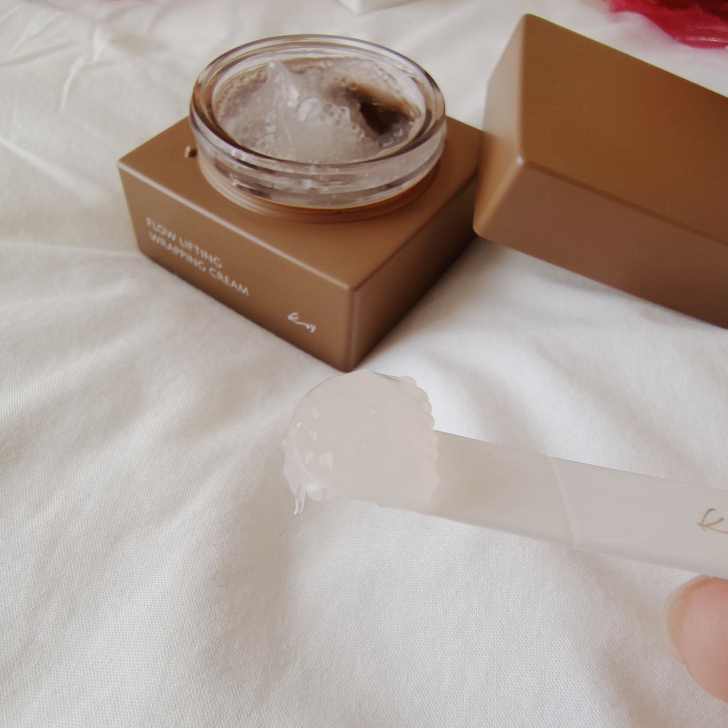 フローリフティングラッピングクリーム/koy/フェイスクリームを使ったクチコミ(3枚目)