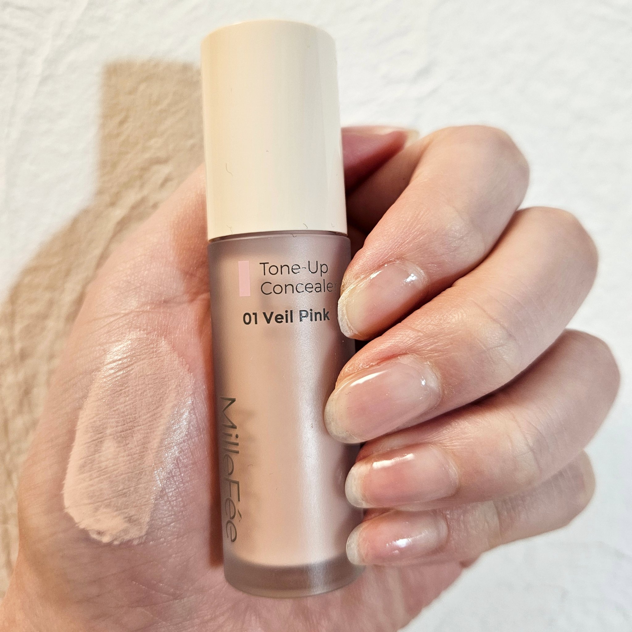 トーンアップコンシーラー/MilleFée/リキッドコンシーラーを使ったクチコミ（2枚目）