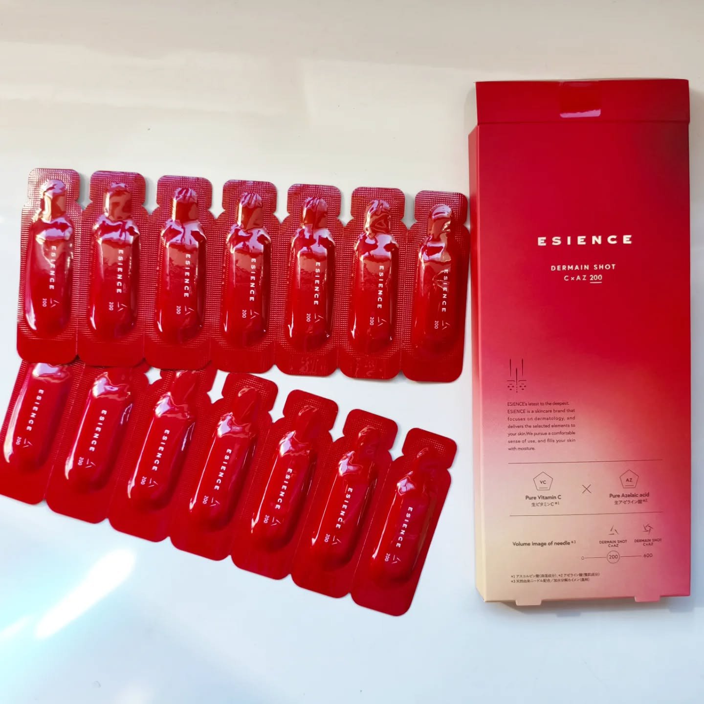 C×AZ ダーマインショット200/ESIENCE/美容液を使ったクチコミ（1枚目）