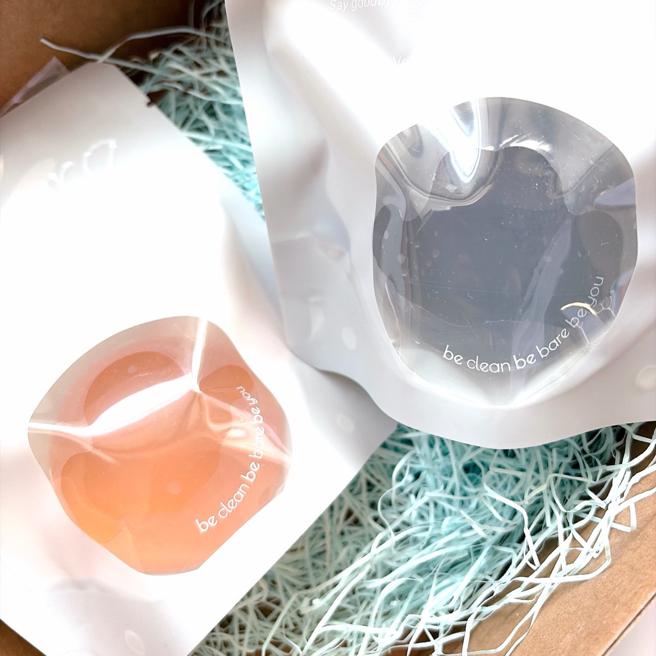 be bare Aqua Jelly Ball Cleanser - Peachy Pink（ふるふるアクアジェリーボールクレンザー (ピーチィピンク)）のクチコミ「\ まるっこくて可愛い機能性クレンザー/

🫧be bare 
アクアジェリーボールクレンザー.....」（3枚目）