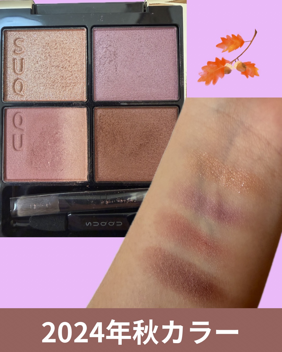 シグニチャー カラー アイズ/SUQQU/アイシャドウパレットを使ったクチコミ（2枚目）