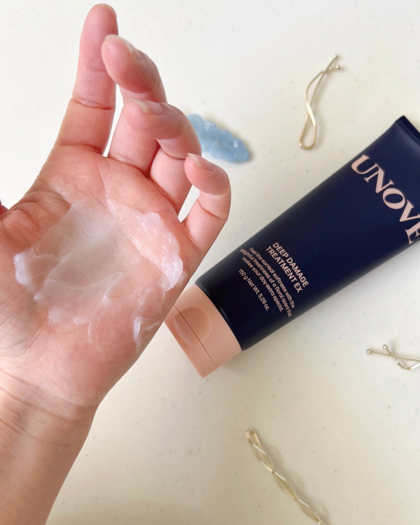 ディープダメージトリートメントEX/UNOVE/洗い流すヘアトリートメントを使ったクチコミ（3枚目）