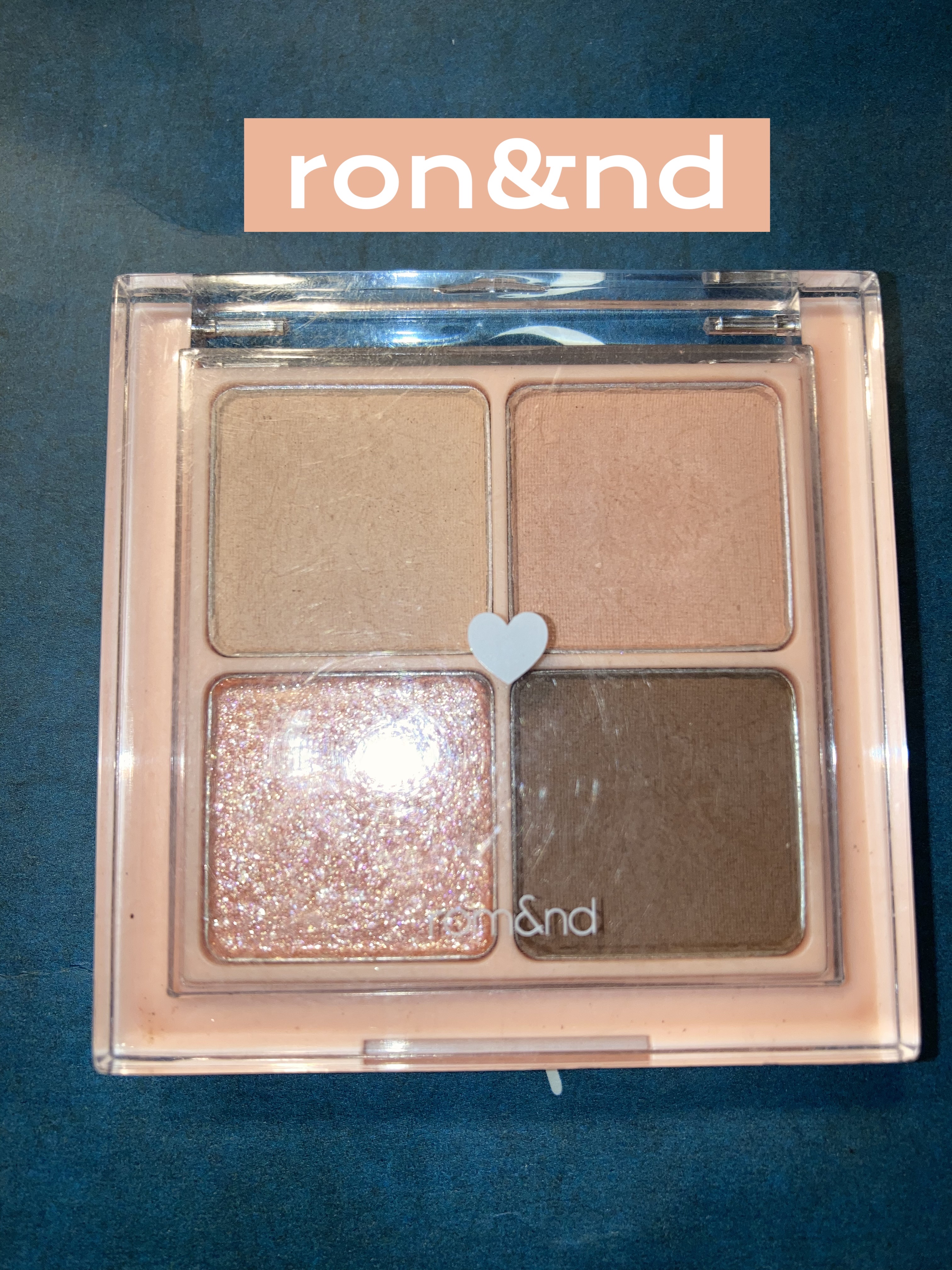 アンドバイロムアンド　メロウアイパレット/&nd by rom&nd/アイシャドウパレットを使ったクチコミ（1枚目）