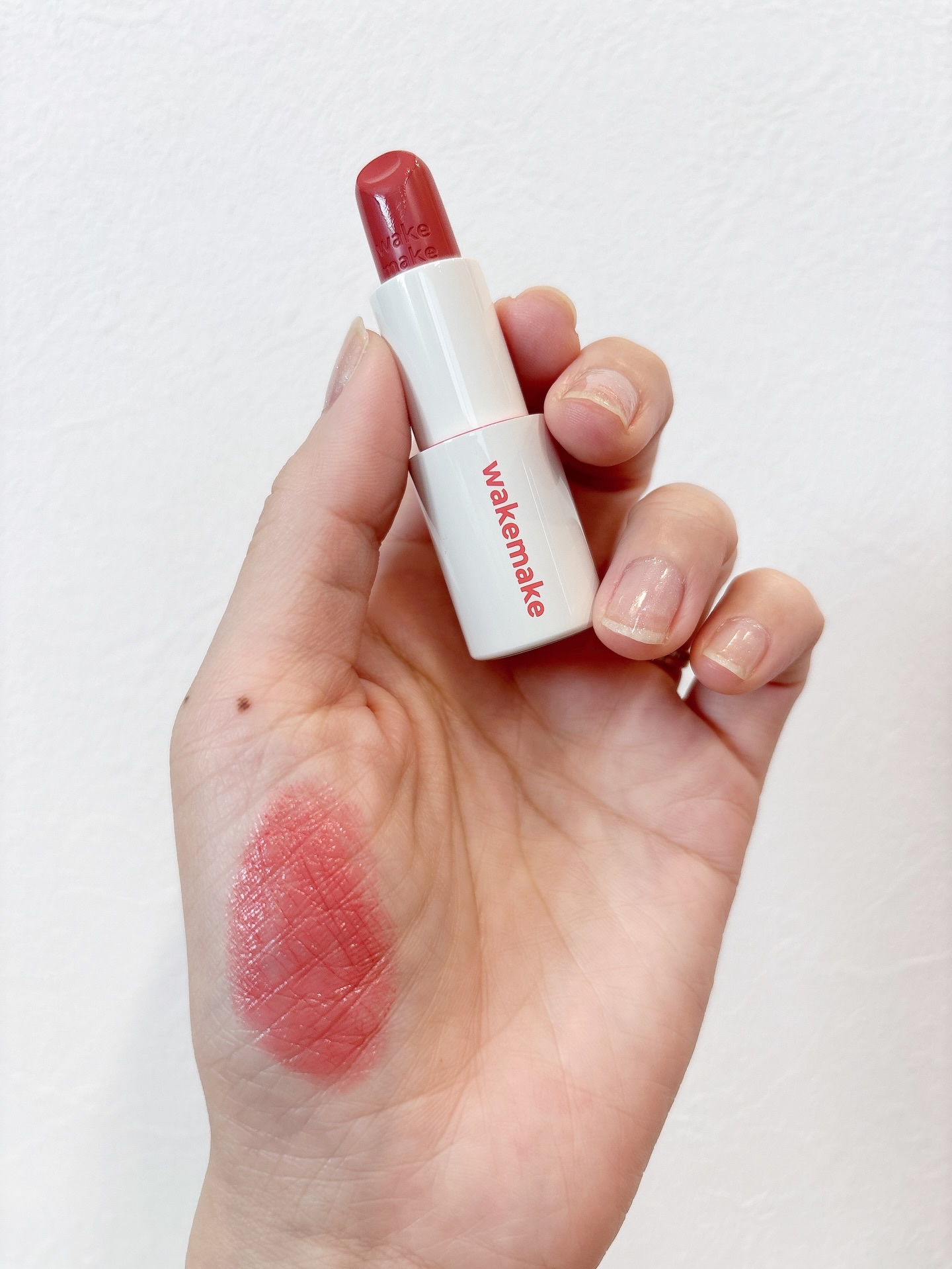 ヘルシーグロウバームスティック/wakemake/口紅を使ったクチコミ（3枚目）