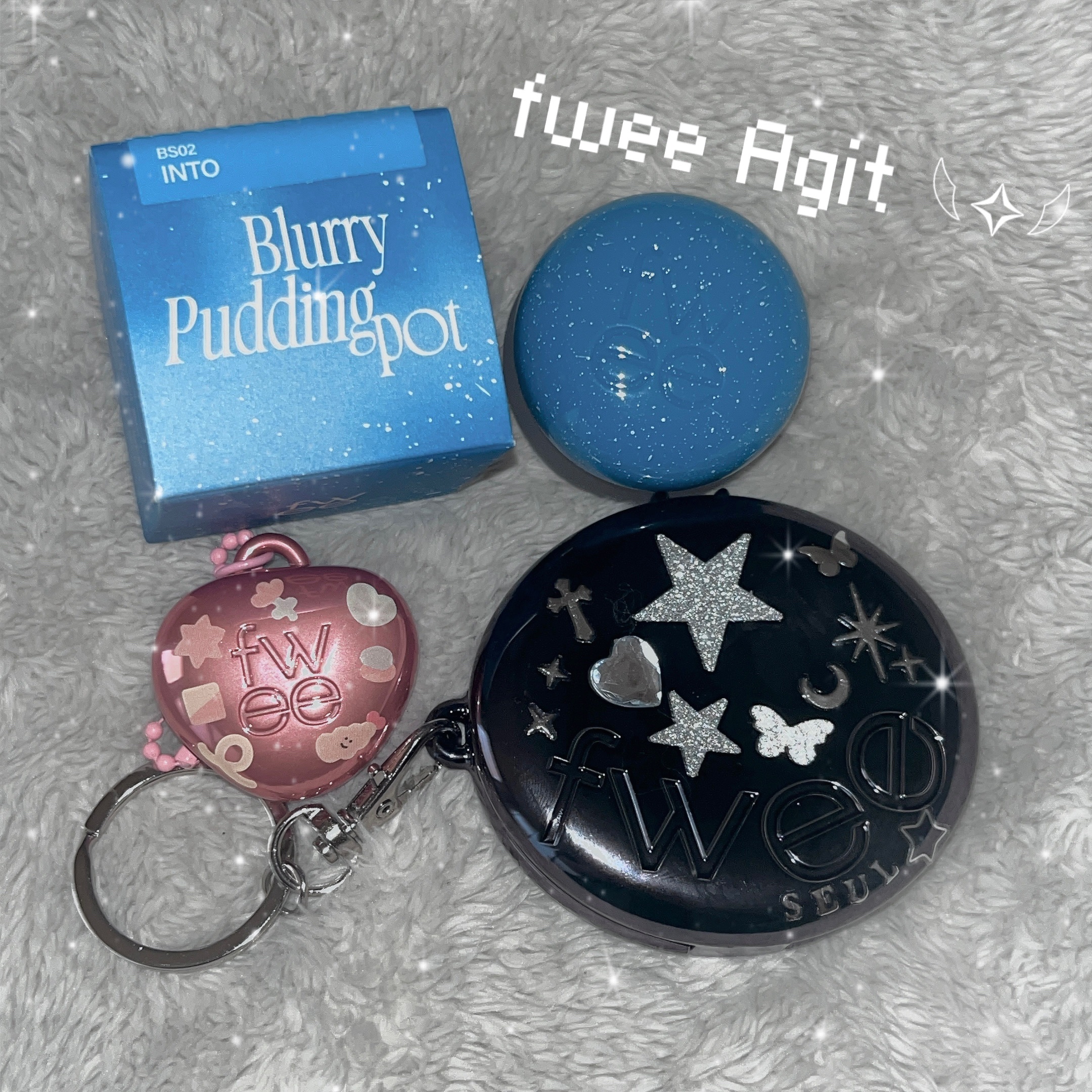 リップアンドチーク ブラーリープリンポット/fwee/口紅を使ったクチコミ（1枚目）