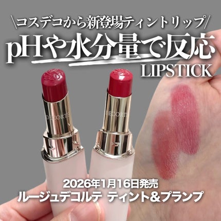 ルージュデコルテ ティント&プランプ/DECORTÉ/リップティントを使ったクチコミ(1枚目)