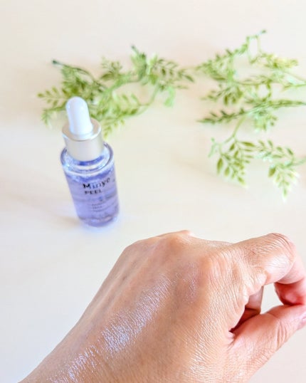 かなみ@フォロバ on LIPS 「MinyoPEEL.(ミニョピール)きれいな青紫色が印象的な導..」(4枚目)