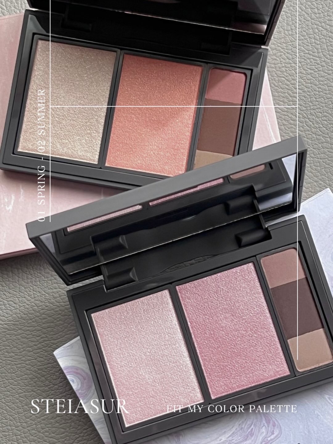 STEIASUR（ステイアシュール） フィット my カラーパレットのクチコミ「ステイアシュールのパーソナルカラーに合わせたマルチパレット
⁡
01 SPRINGはオレンジ系.....」（2枚目）