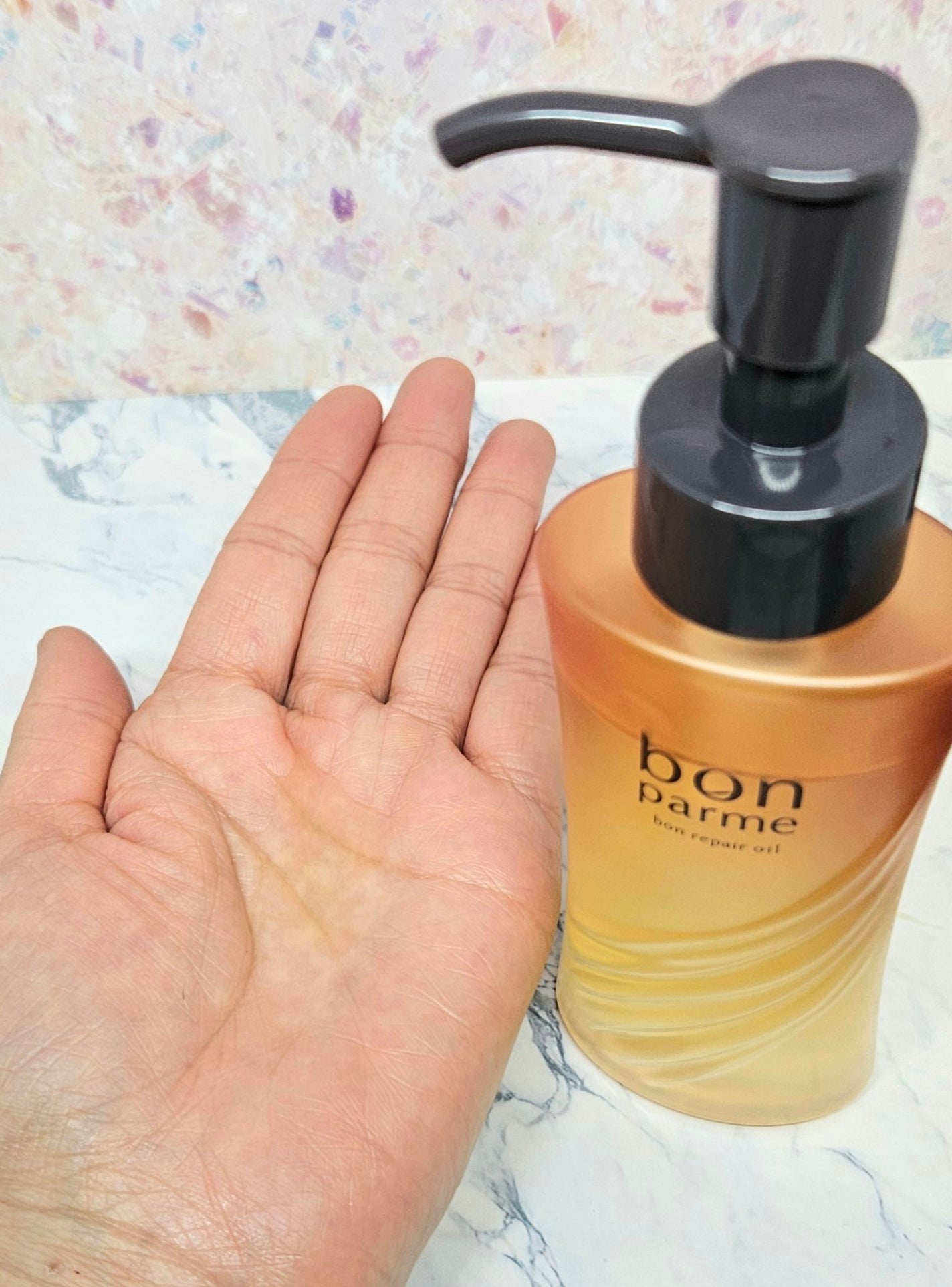ボンリペア オイル/bonparme/ヘアオイルを使ったクチコミ(3枚目)