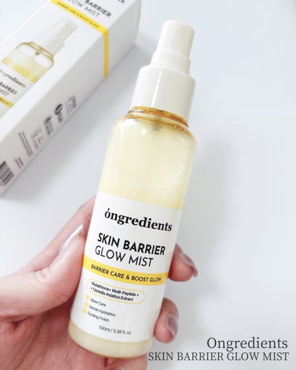 オングリディエンツ スキンバリアグローミスト/Ongredients/ミスト状化粧水を使ったクチコミ(1枚目)