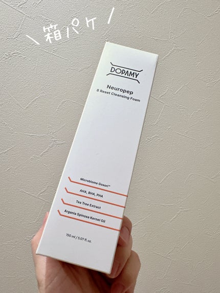 Neuropep 8 Reset Cleansing Foam/DOPAMY/洗顔フォームを使ったクチコミ(4枚目)