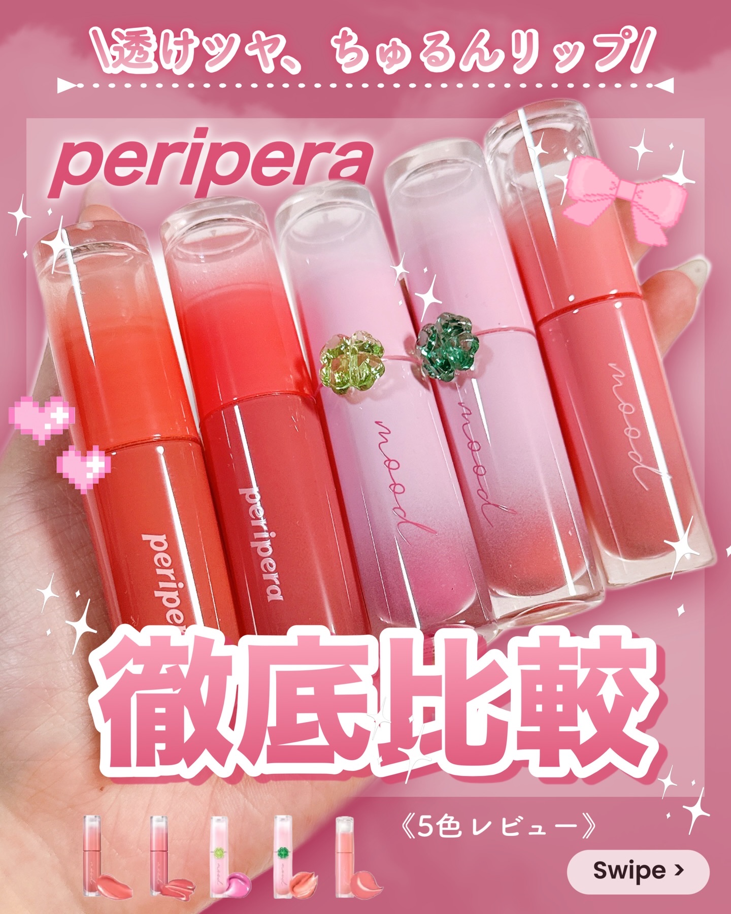 ペリペラ インク ムード グロイ ティント/PERIPERA/リップティントを使ったクチコミ（1枚目）
