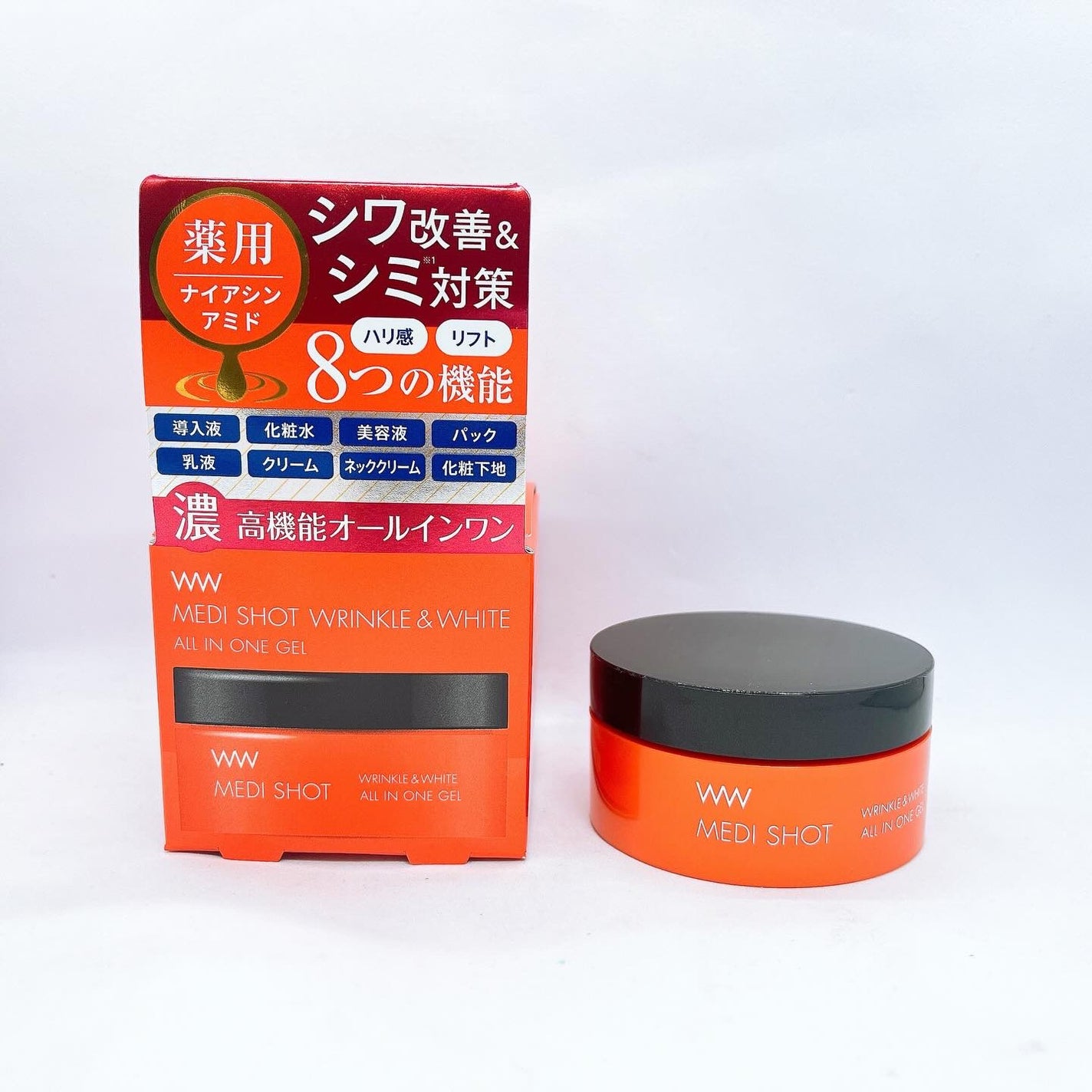 薬用メディショット オールインワンジェル〈シワ改善・美白〉【医薬部外品】/MEDI SHOT/オールインワン化粧品を使ったクチコミ(1枚目)
