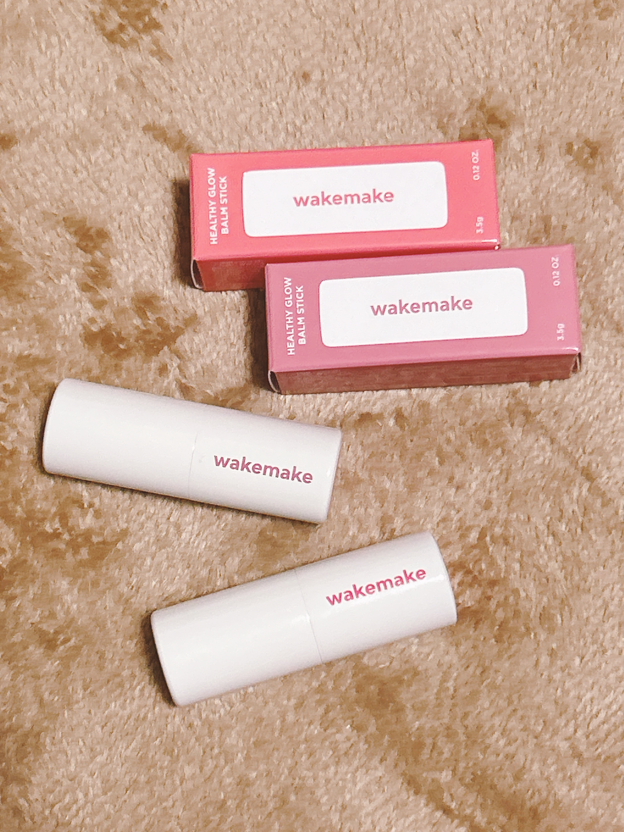 ヘルシーグロウバームスティック/wakemake/口紅を使ったクチコミ（2枚目）