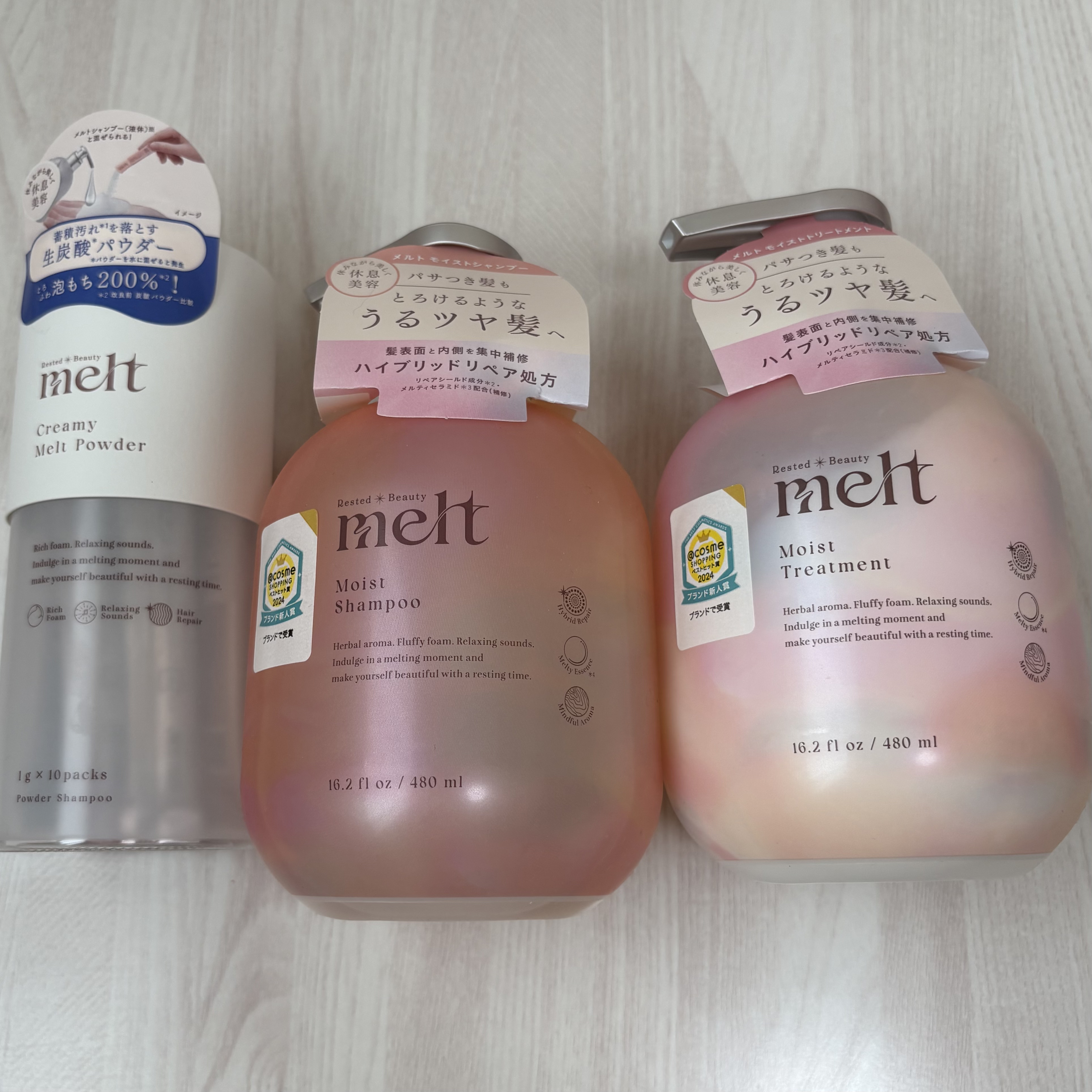 メルト モイストシャンプー／トリートメント/melt/市販シャンプーを使ったクチコミ（1枚目）