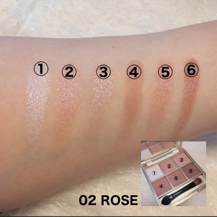 6色アイシャドウパレット/and us/アイシャドウパレットを使ったクチコミ(3枚目)