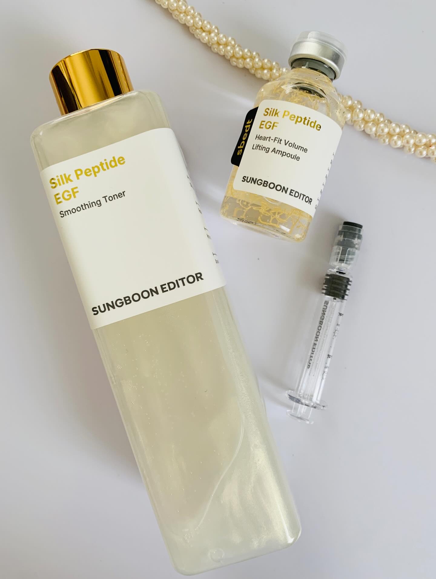 シルクペプチドインテンシブリフティングアンプル/SUNGBOON EDITOR（成分エディター）/美容液を使ったクチコミ（1枚目）