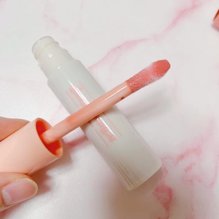 ジンジャーシュガーカラーリップセラム/ETUDE/リップ美容液を使ったクチコミ(3枚目)