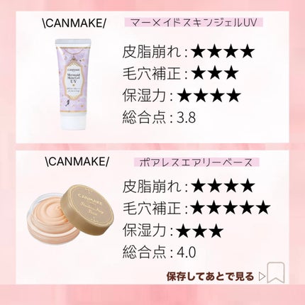 マーメイドスキンジェルUV/キャンメイク/日焼け止めジェルを使ったクチコミ(3枚目)