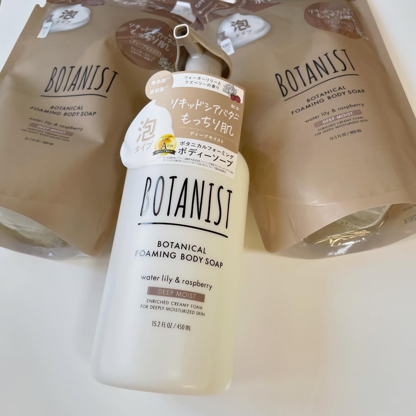 ボタニカルフォーミング ボディーソープ（ディープモイスト）/BOTANIST/ボディソープを使ったクチコミ（1枚目）