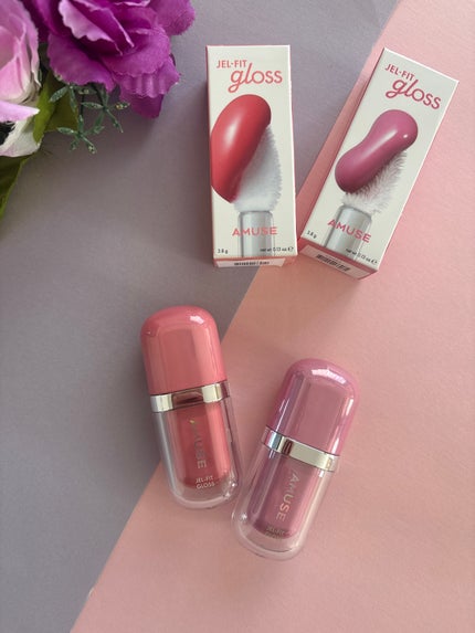 ジェルフィットグロス/AMUSE/リップグロスを使ったクチコミ(1枚目)