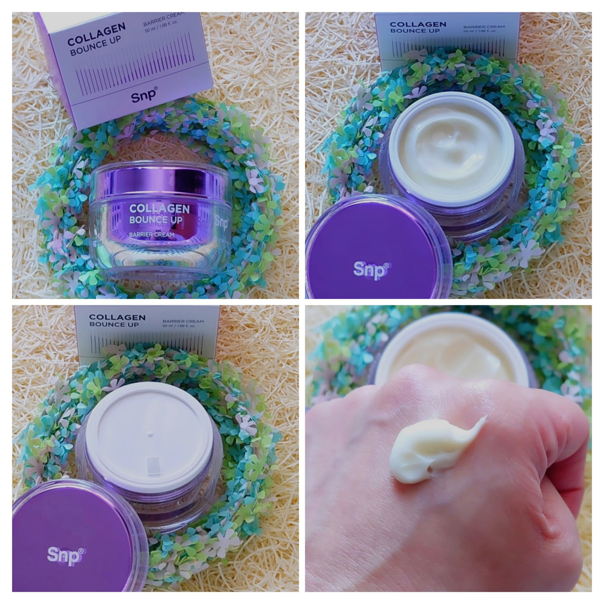 コラーゲンバウンスアップバリアクリーム/SNP/フェイスクリームを使ったクチコミ（1枚目）