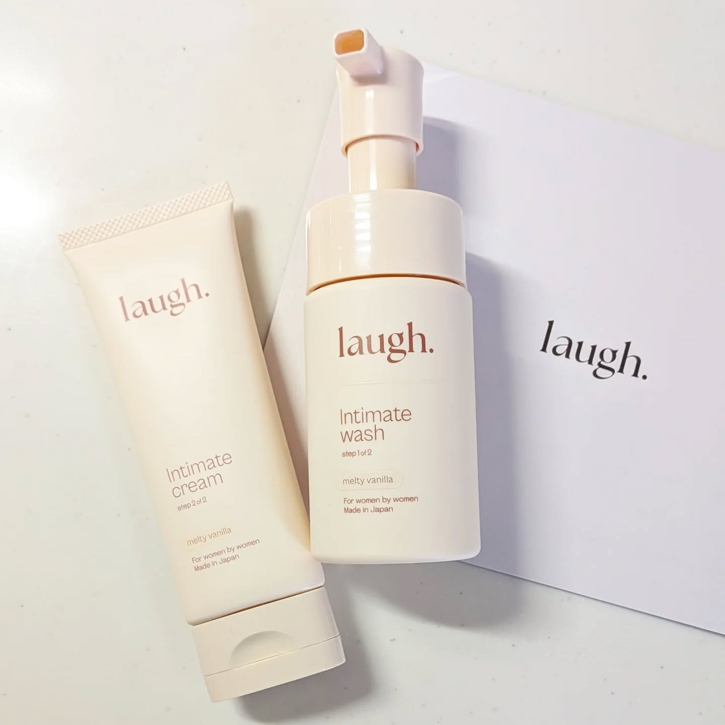 インティメイトウォッシュ メルティバニラ/laugh./デリケートゾーンケアを使ったクチコミ（1枚目）