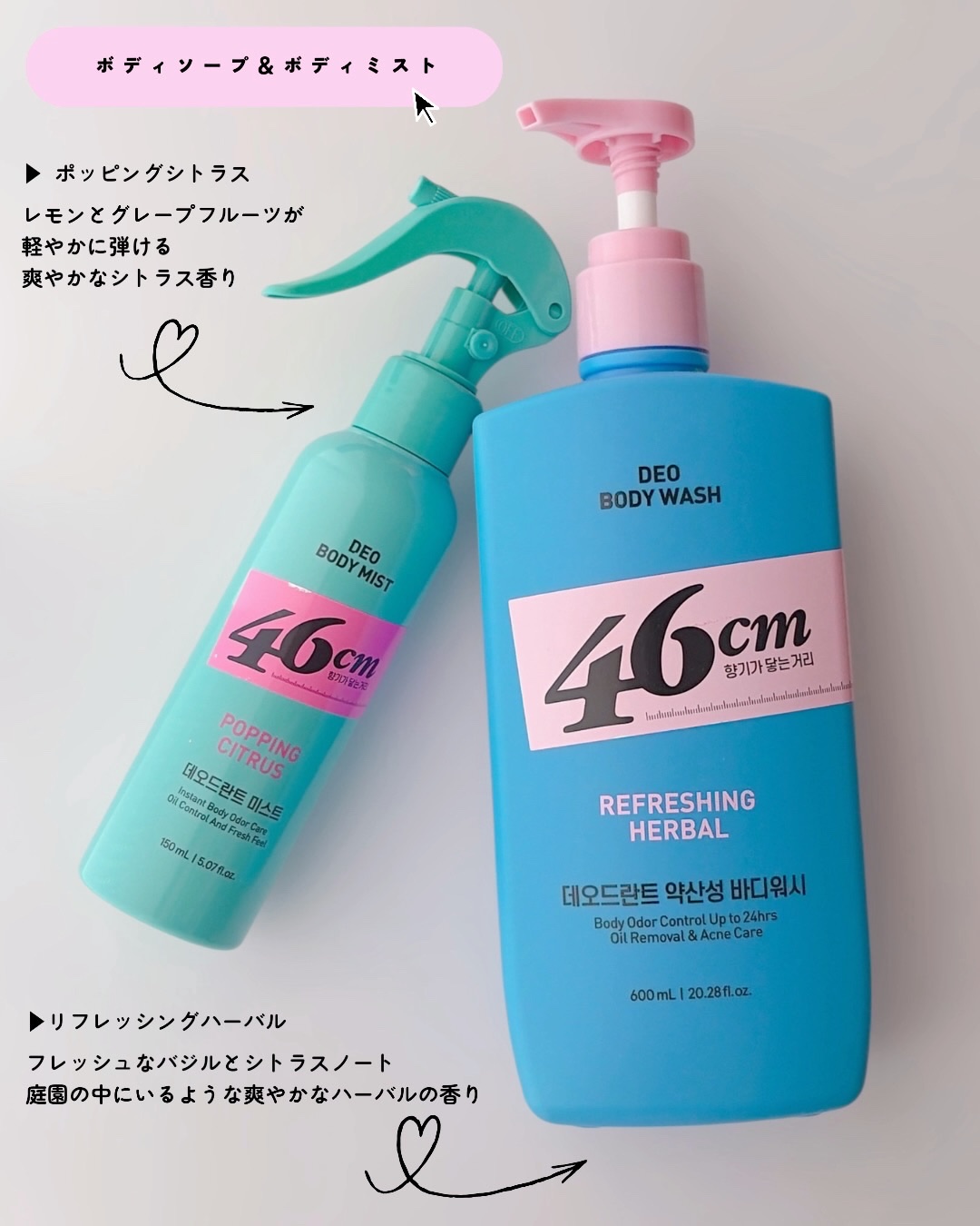 デオドラントボディミスト/46cm/ボディローションを使ったクチコミ（2枚目）