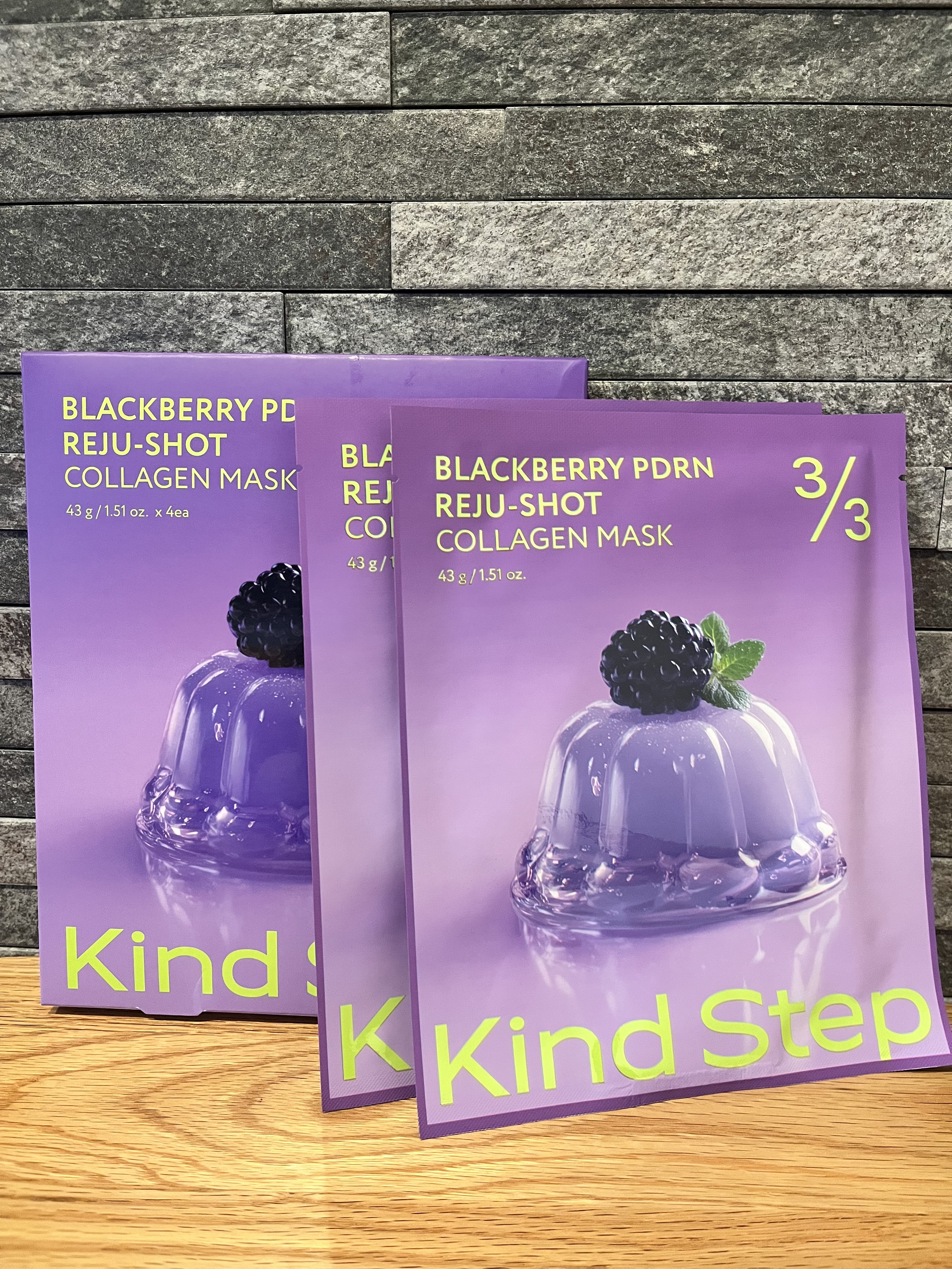 ブラックベリーPDRN リジュショット コラーゲンマスク/KindStep/シートマスク・パックを使ったクチコミ（1枚目）
