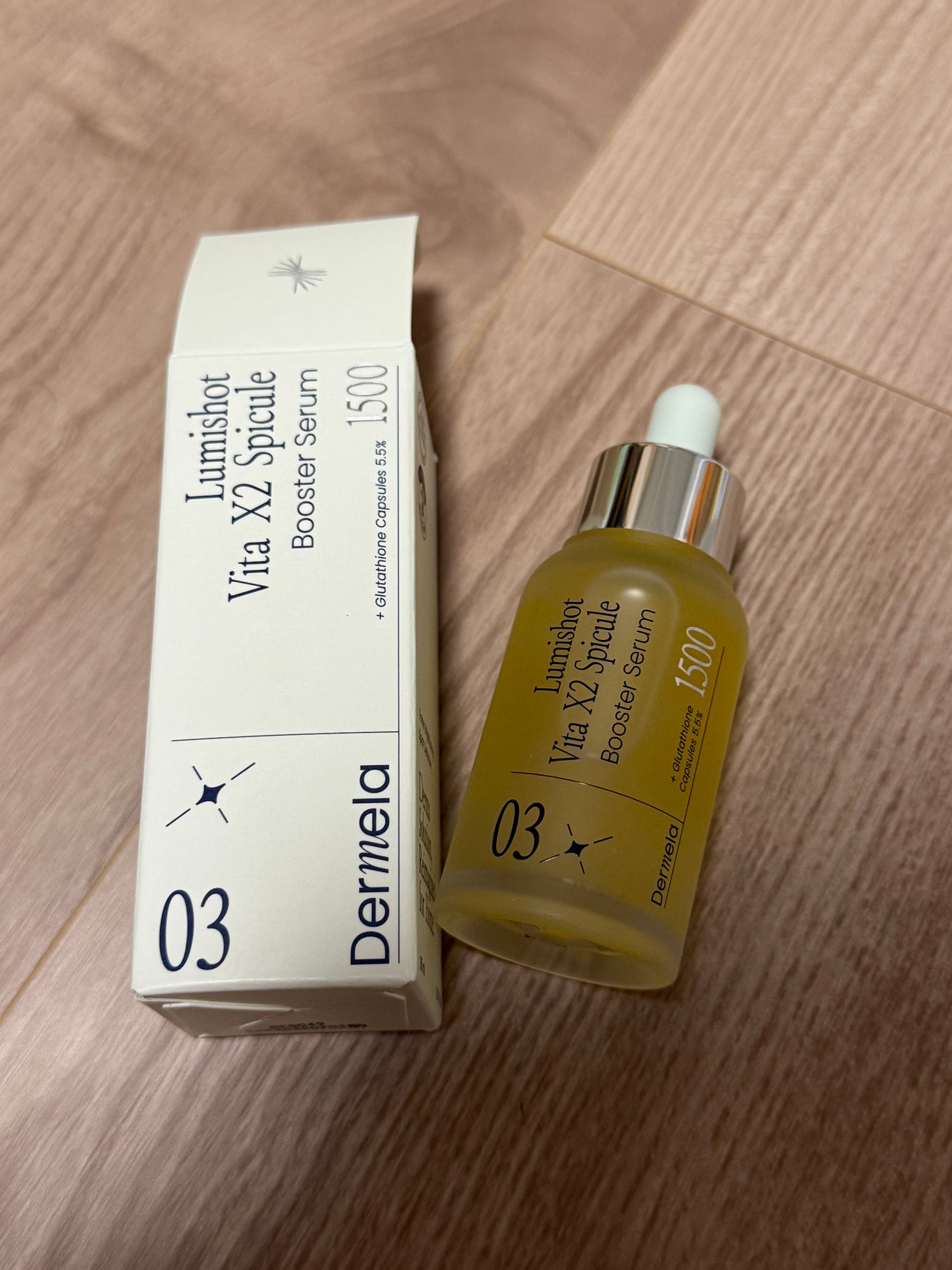 ダーメラ ルミショット・Wビタセラム/Dermela/美容液を使ったクチコミ(1枚目)