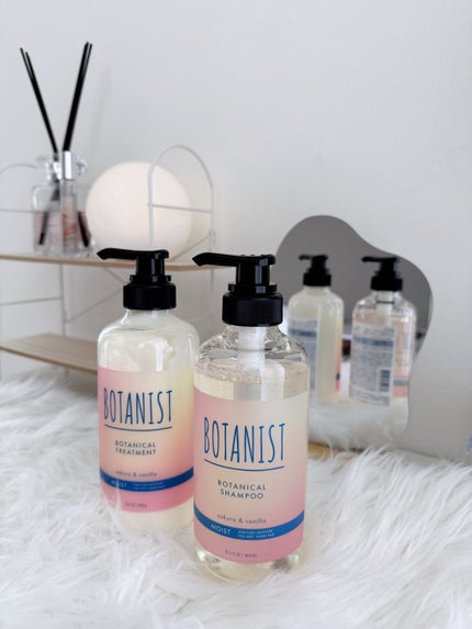 ボタニカルシャンプー・トリートメント サクラ&バニラの香り モイスト/BOTANIST/市販シャンプーを使ったクチコミ(1枚目)