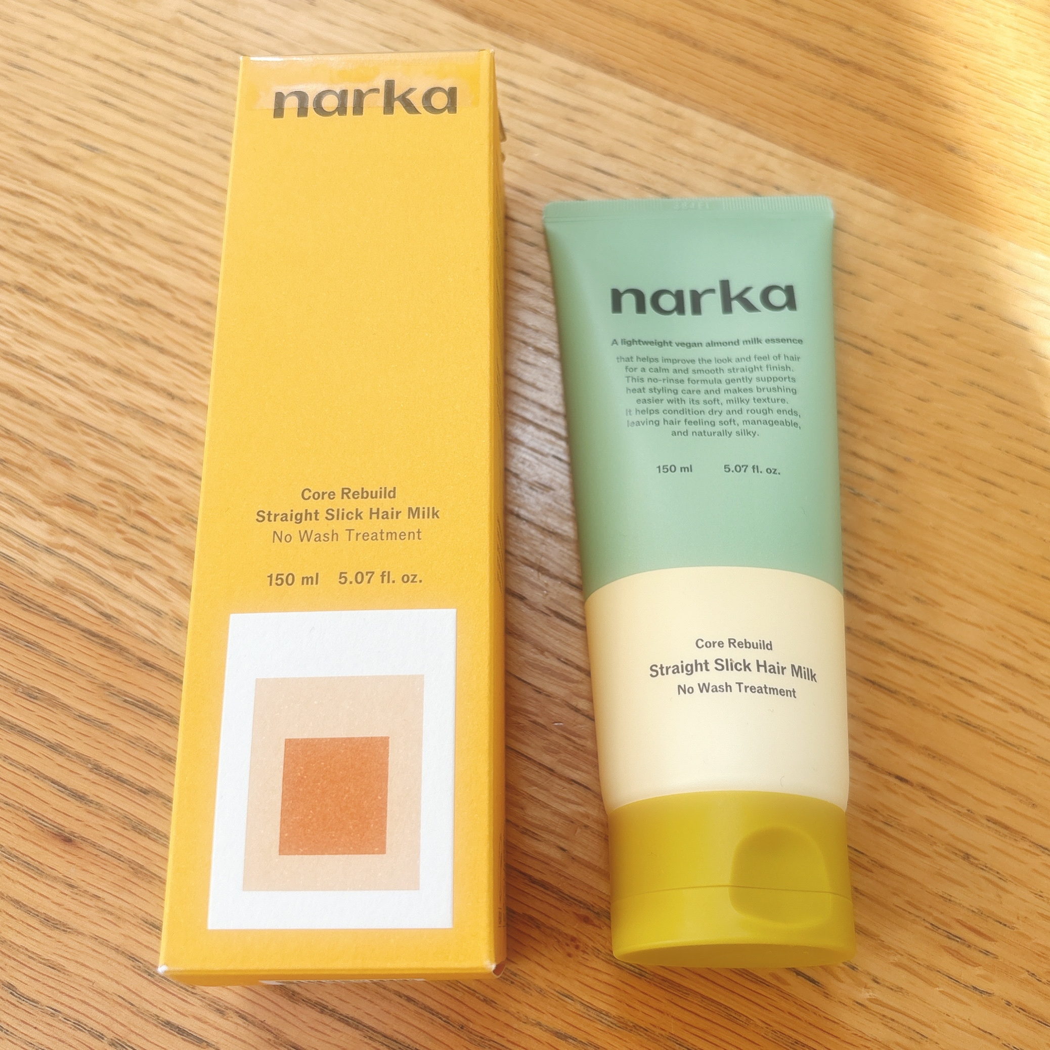 narka ストレートスリックヘアミルクのクチコミ「narka
ストレートスリックヘアミルク
────────────
お気に入りのnarkaスト.....」（3枚目）