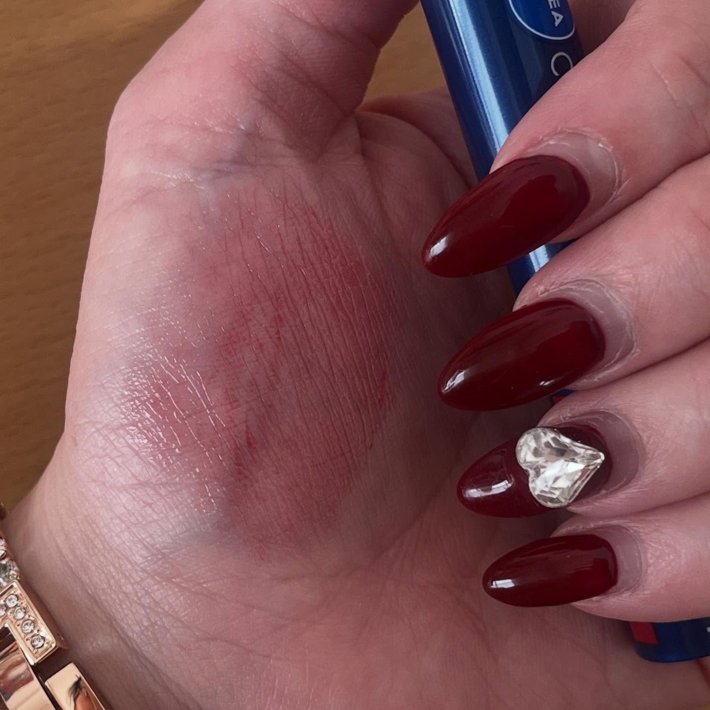 ニベア リッチケア&カラーリップ/ニベア/リップクリームを使ったクチコミ(3枚目)