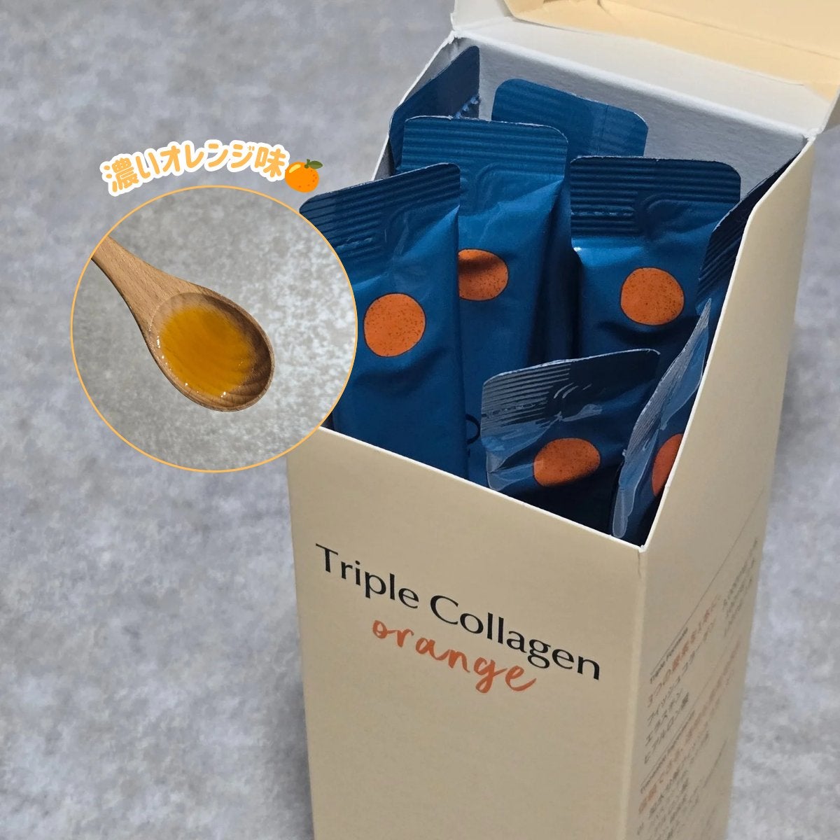 トリプルコラーゲン オレンジ/Ownist/美容サプリメントを使ったクチコミ(2枚目)