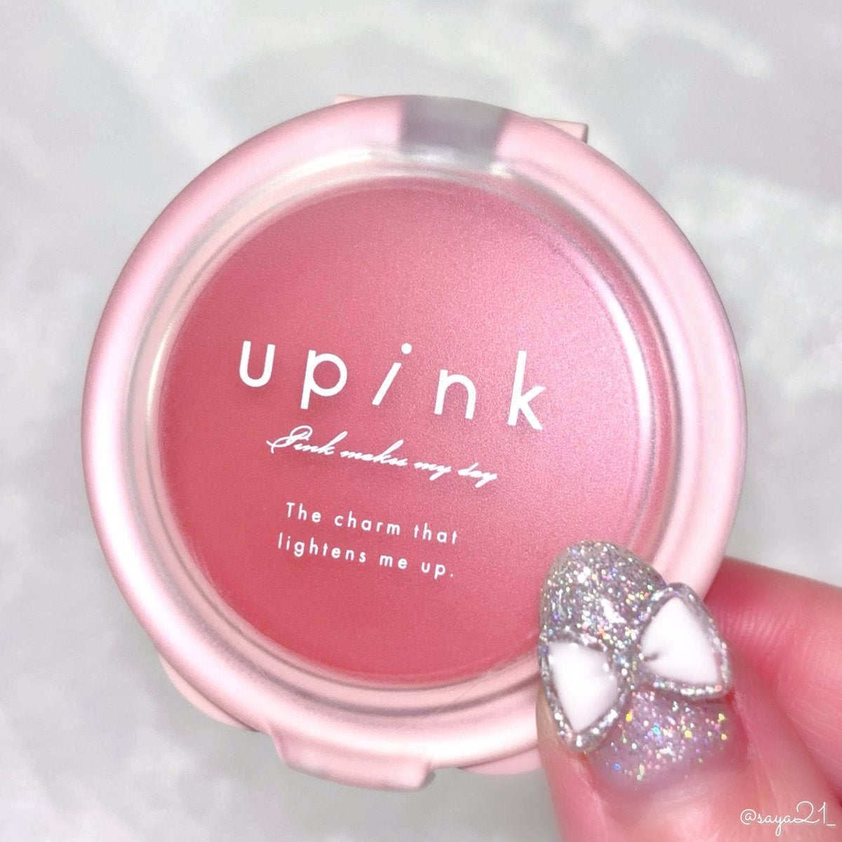 upinkのドリーミーグロウチークから限定色が登場🌷🫧

⚜️upink
ドリーミーグロウチーク
101 チューリップデュー

101 チューリップデューは肌なじみの良いピンクベージュでどんなメイクにも合わせやすい🥰

私は頬にのせる