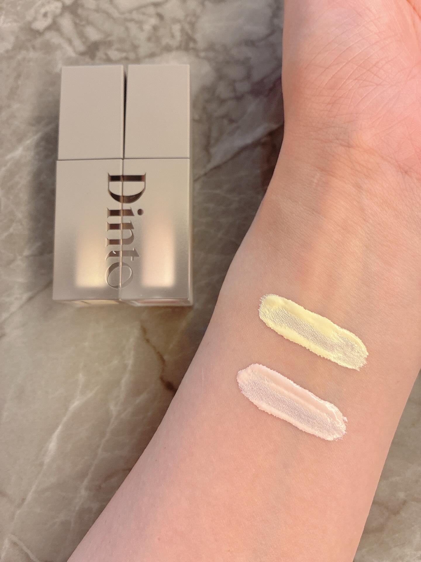 ライトベールカラーコレクター 914 ライラック雲楚/Dinto/リキッドコンシーラーを使ったクチコミ（2枚目）