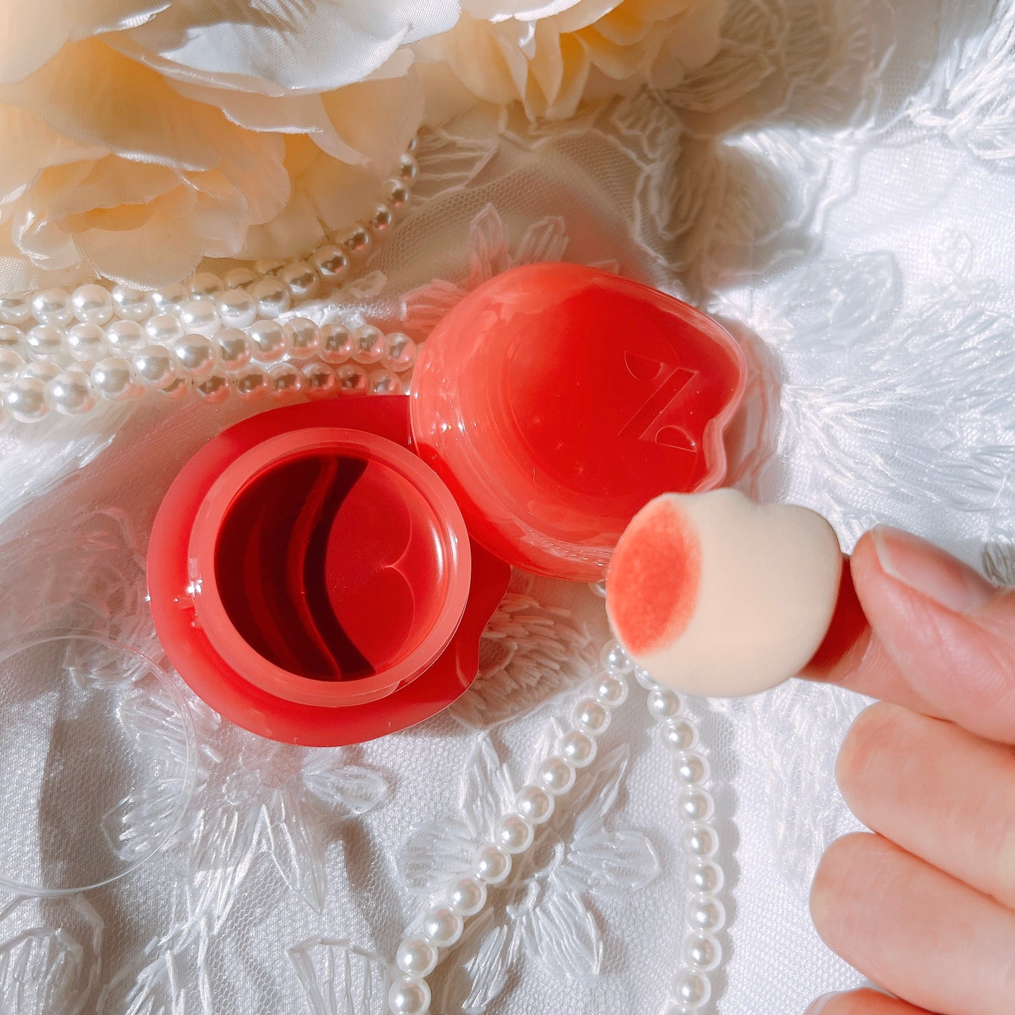 バーミーパフポットリップアンドチーク/%Recipe/ジェル・クリームチークを使ったクチコミ(5枚目)