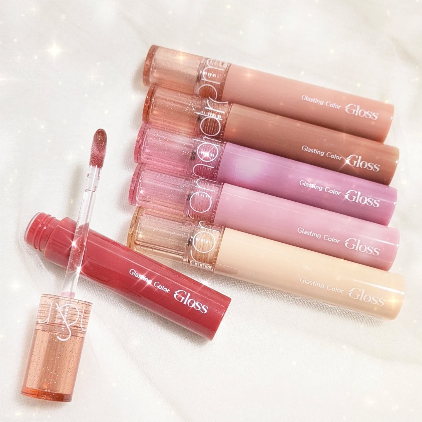 グラスティングカラーグロス/rom&nd/リップグロスを使ったクチコミ（3枚目）