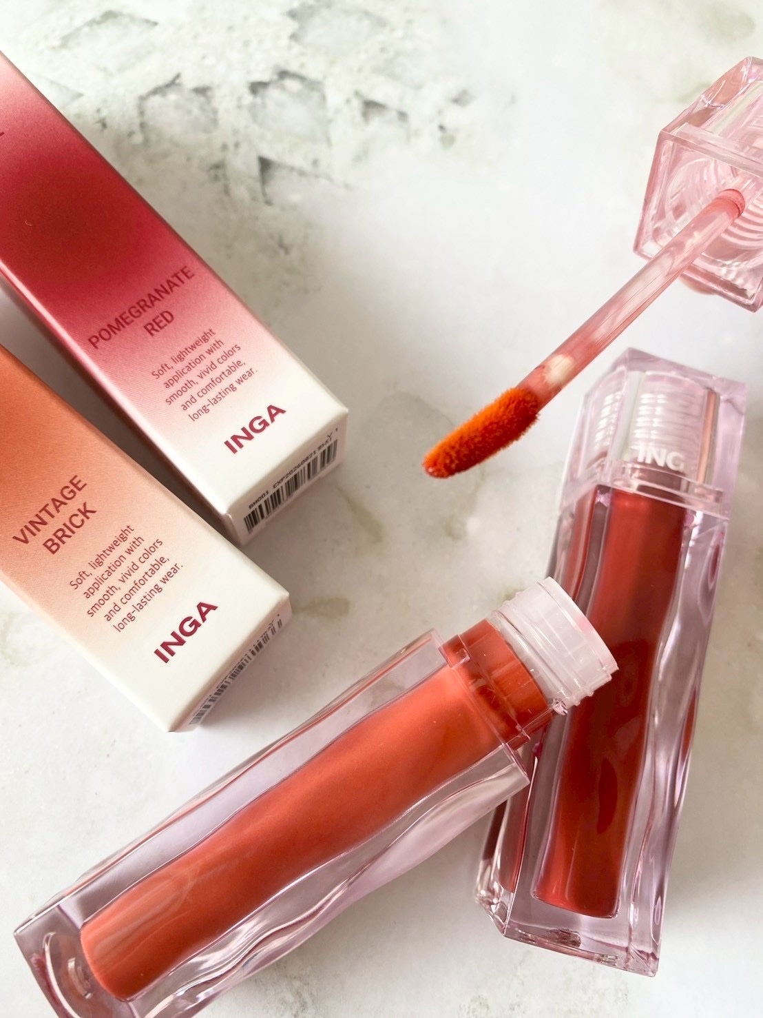 はっぱ*フォロバ100 on LIPS 「INGA ブラーリングベルベットマットティント1/9新発売!..」(2枚目)