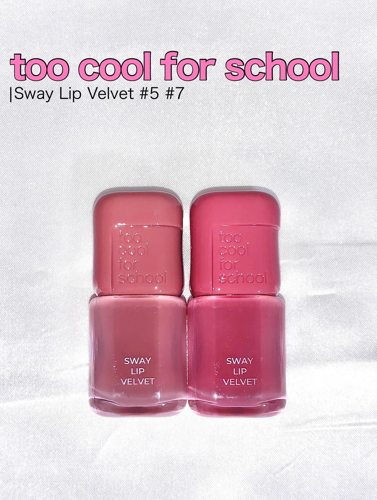 スウェイリップベルベット/too cool for school/リップティントを使ったクチコミ（1枚目）